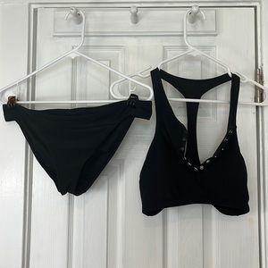 Reebok black sporty bikini